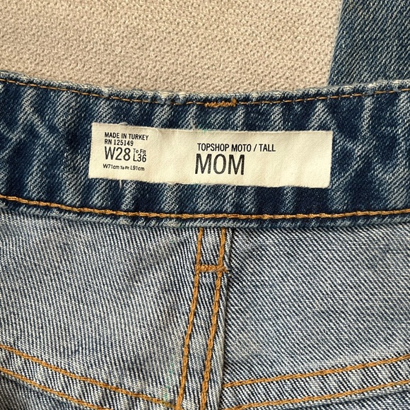 Top Shop - Mom jeans size 28 - Picture 2 of 3